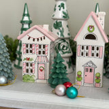 Peppermint Dream Short Christmas House Lantern