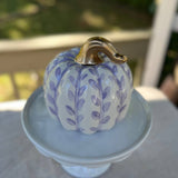 Purple Hannah Vine Chunky Ceramic Pumpkin