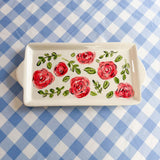 Rose Handled Tray