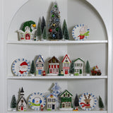 Santa And Friends Plate Set