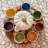 Scalloped Gingham Bowls