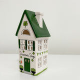 Shamrock Shop Tall Holiday Village Home