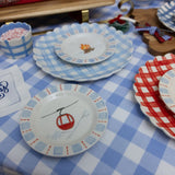 Ski Theme Plate Set