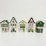 Shamrock Shop Tall Holiday Village Home