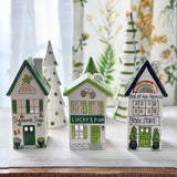 End Of The Rainbow Bookstore Tall Holiday Village Home