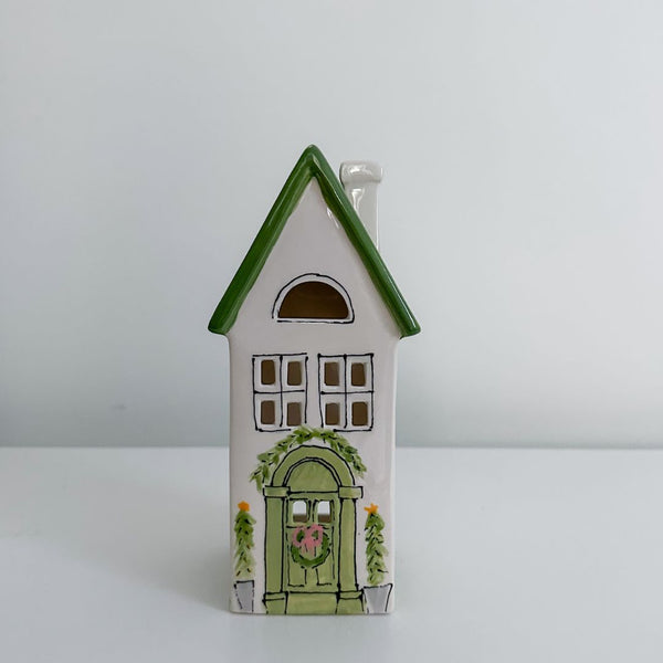 Thistle House Tall Village Lantern – For Pete's Sake Pottery