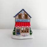 Winter Ski School Village Lantern
