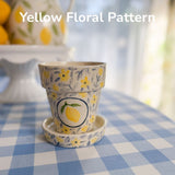 Lemon Flower Pots