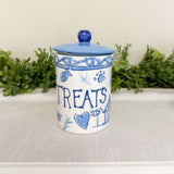 Chinoiserie Cat Treat Jar