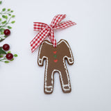 Gingerbread Pajama Christmas Ornament