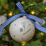 Needlepoint Round Ball Ornament