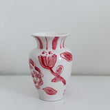 6" Tulip Floral Pattern Vase