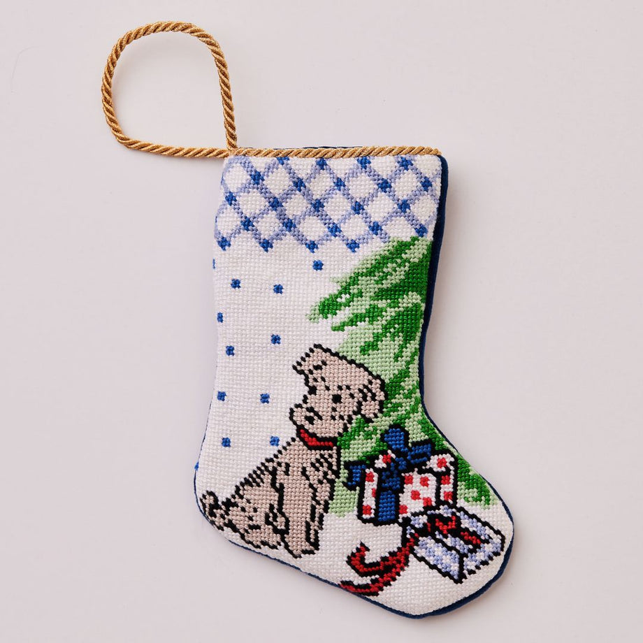 Preppy Christmas Stocking Ornament – For Pete's Sake Pottery