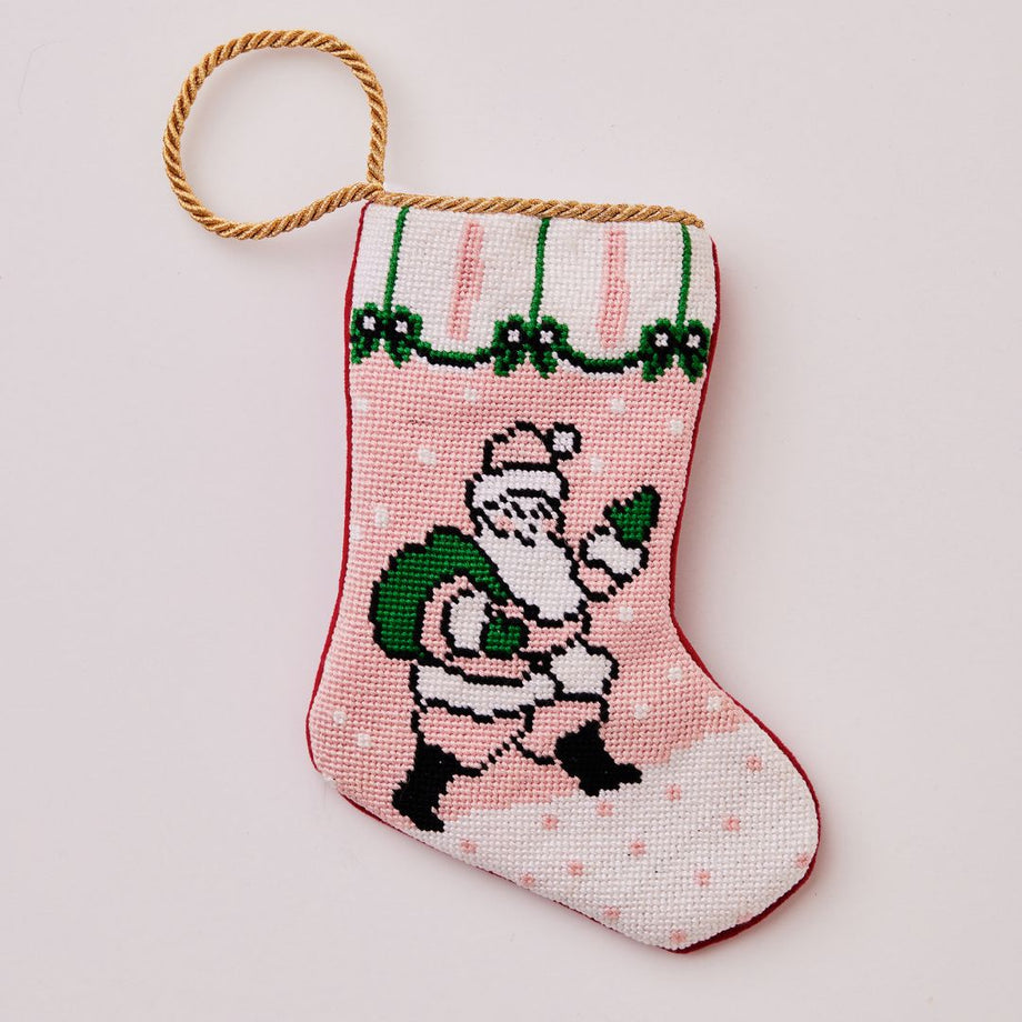 Preppy Christmas Stocking Ornament – For Pete's Sake Pottery