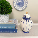 8" Sophie Stripe Ginger Jar