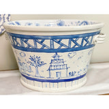 Chinoiserie Large Beverage Tub