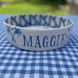 The Maggie Chinoiserie Dog Bowl
