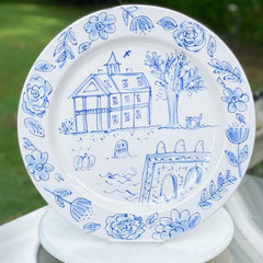 Halloween Toile Platter