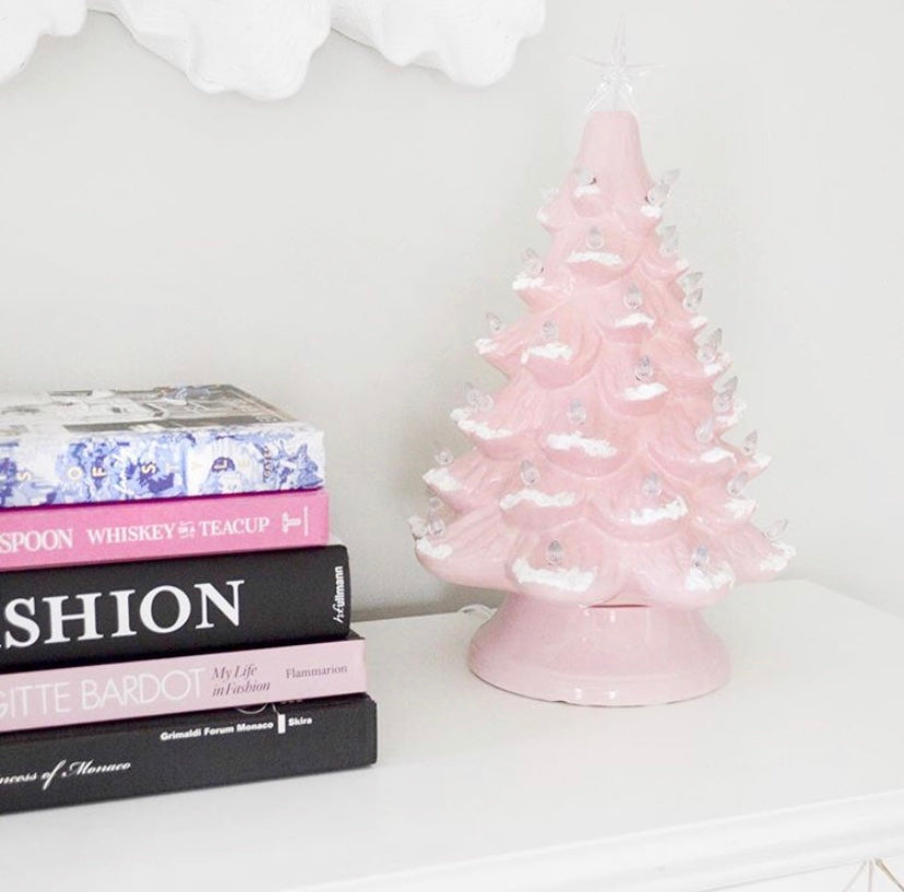 Pink Vintage Christmas Tree