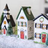 Tall Christmas House Lantern