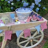 Blue and White Large Beverage Tub