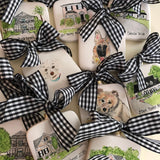 Custom Square Illustrated Home or Pet Ornament