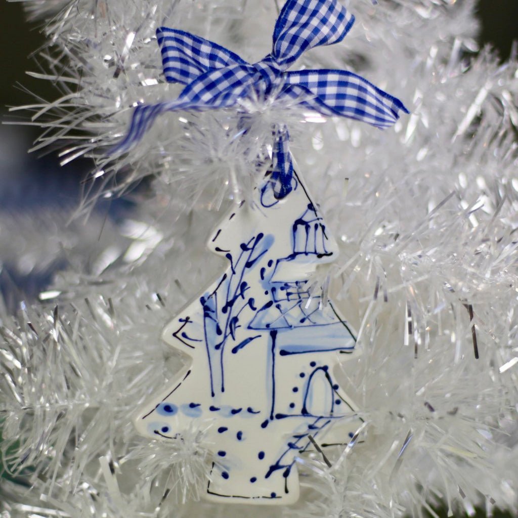 Chinoiserie Christmas Tree Ornament